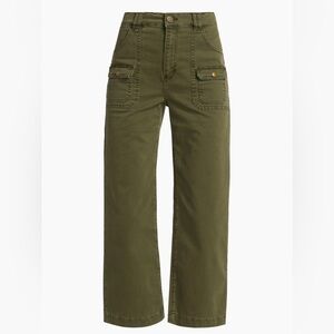 FRAME DENIM Utility Pocket Pant in Washed Winter Moss